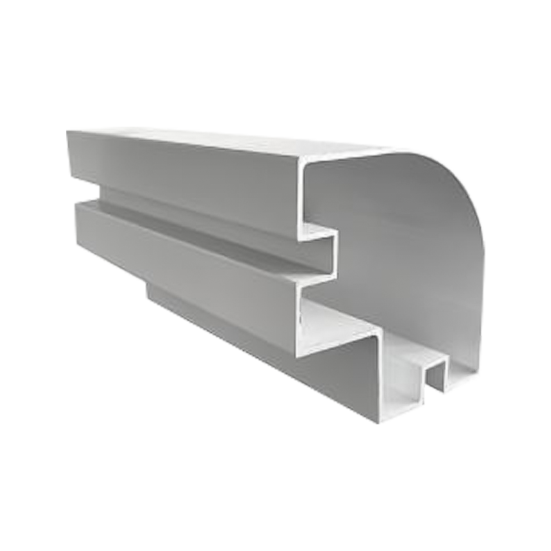 Ручная пластина из алюминиевого профиля с внешним цилиндром